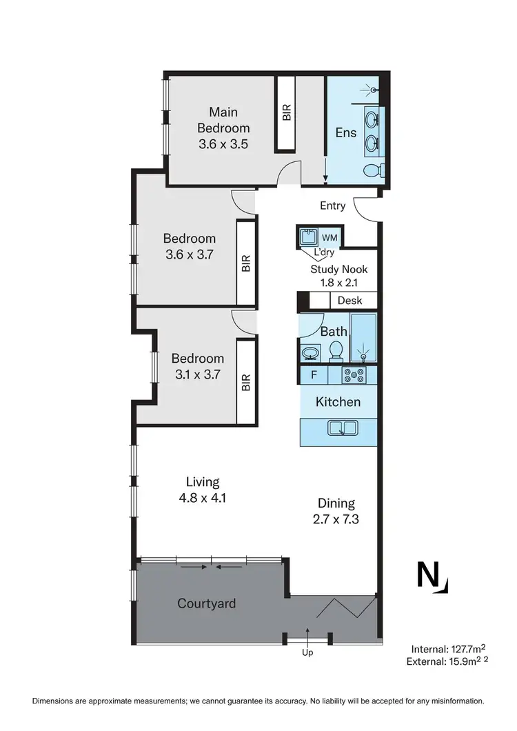 Floorplan of Homely apartment listing, 103/439 Camberwell Road, Camberwell VIC 3124