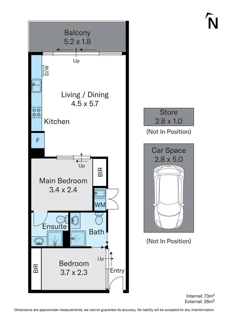 Floorplan of Homely apartment listing, 311/1101 Toorak Road, Camberwell VIC 3124