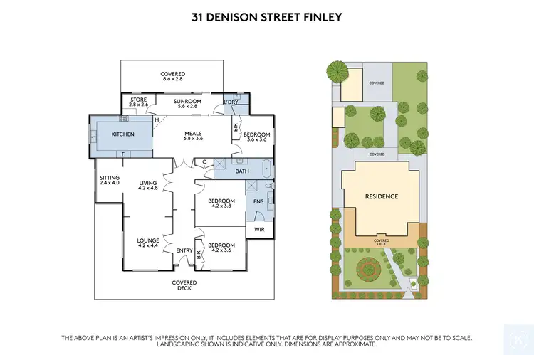 Floorplan of Homely house listing, 31 Denison Street, Finley NSW 2713