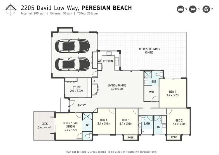 Floorplan of Homely house listing, 2205 David Low Way, Peregian Beach QLD 4573