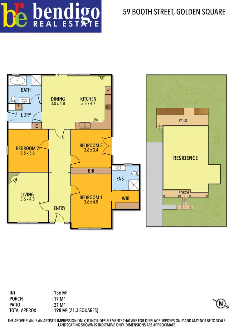 Floorplan of Homely house listing, 59 Booth Street, Golden Square VIC 3555
