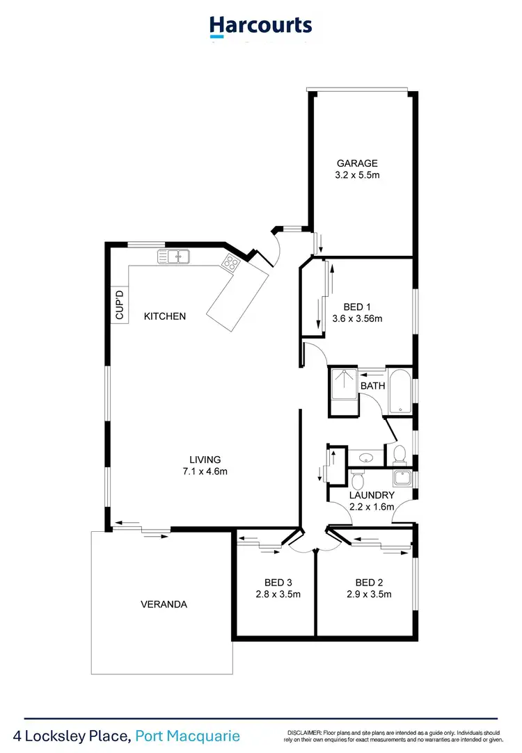 Floorplan of Homely house listing, 4 Locksley Place, Port Macquarie NSW 2444