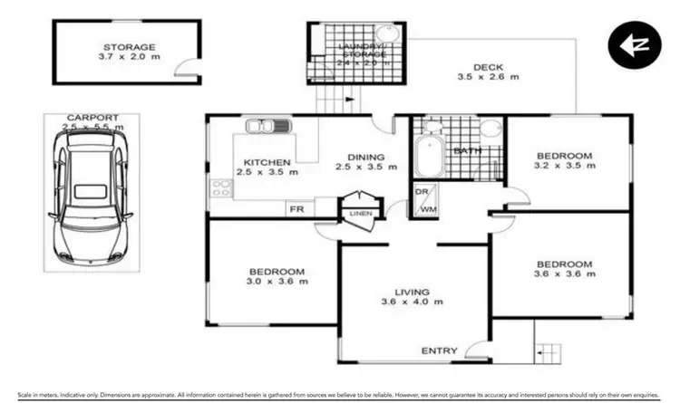 Floorplan of Homely house listing, 28 Hampton Street, Newtown QLD 4350