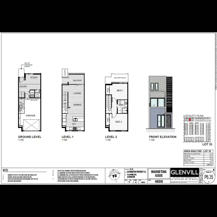 Floorplan of Homely townhouse listing, 10 Potter Walk, Alphington VIC 3078