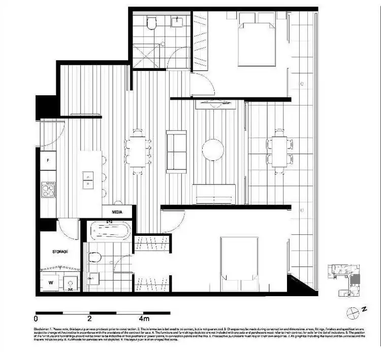 Floorplan of Homely apartment listing, 405/18 Amelia Street, Waterloo NSW 2017