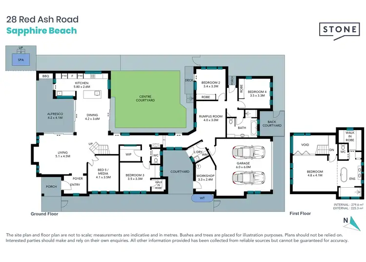 Floorplan of Homely house listing, 28 Red Ash Road, Sapphire Beach NSW 2450