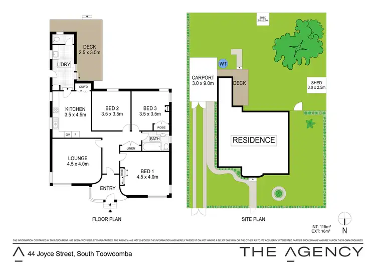Floorplan of Homely house listing, 44 Joyce Street, South Toowoomba QLD 4350