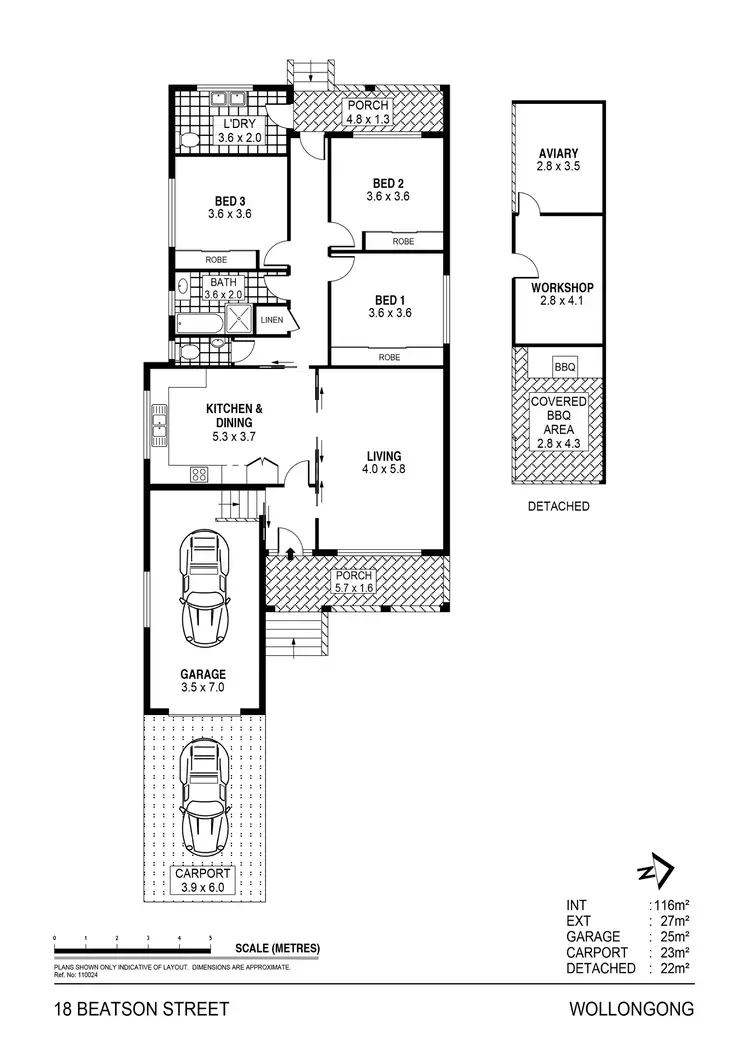 Floorplan of Homely house listing, 18 Beatson Street, Wollongong NSW 2500
