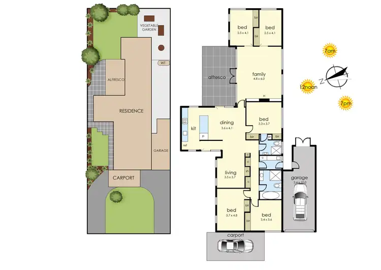 Floorplan of Homely house listing, 22 Haynes Street, Highett VIC 3190