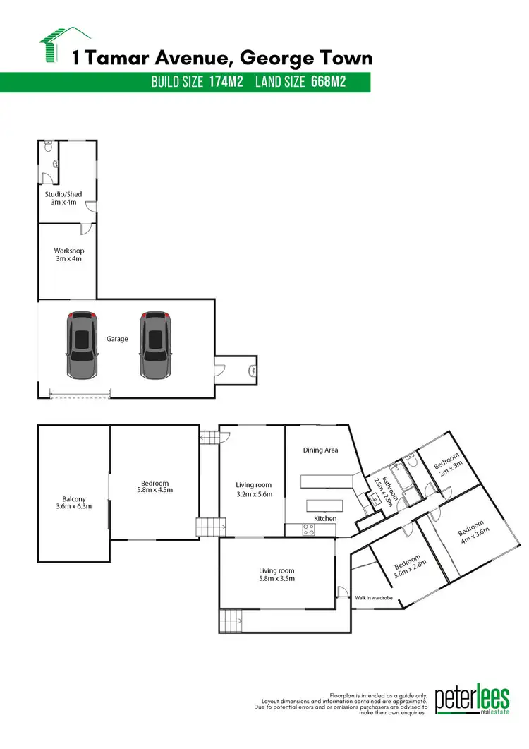 Floorplan of Homely house listing, 1 Tamar Avenue, George Town TAS 7253