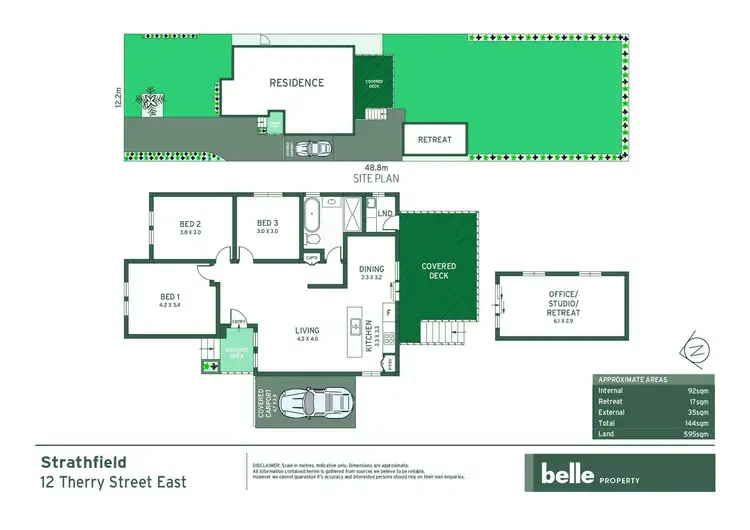 Floorplan of Homely house listing, 12 Therry Street East, Strathfield South NSW 2136