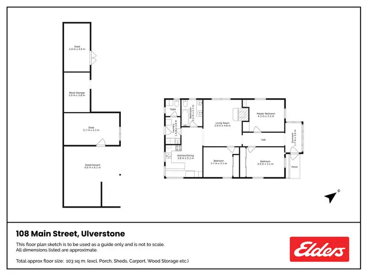 Floorplan of Homely house listing, 108 Main Street, Ulverstone TAS 7315