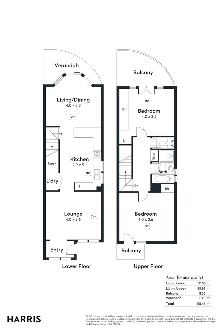 Floorplan of Homely townhouse listing, 6/4 Osmond Terrace, Norwood SA 5067