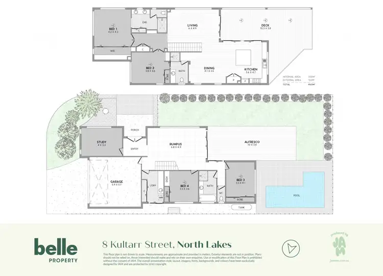 Floorplan of Homely house listing, 8 Kultarr Street, North Lakes QLD 4509