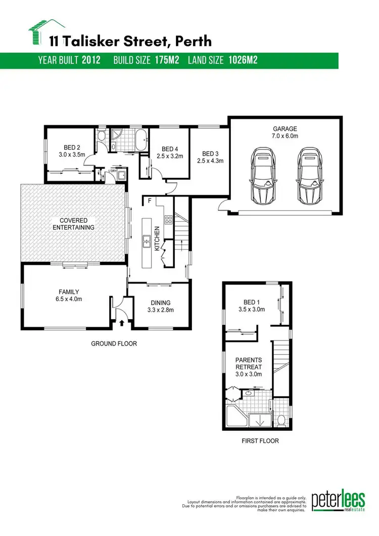 Floorplan of Homely house listing, 11 Talisker Street, Perth TAS 7300