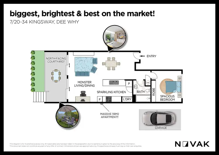 Floorplan of Homely apartment listing, 7/20-34 Kingsway, Dee Why NSW 2099