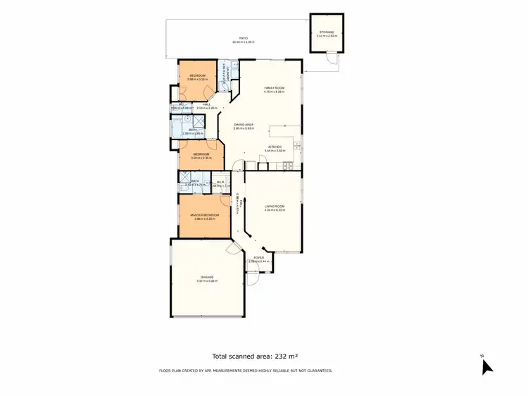 Floorplan of Homely house listing, 3 Cherry Hills Retreat, Meadow Springs WA 6210