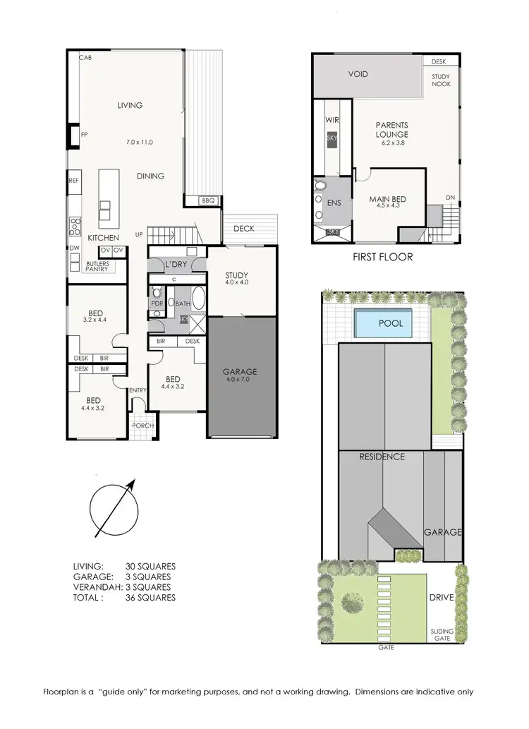 Floorplan of Homely house listing, 15 First Avenue, Aspendale VIC 3195