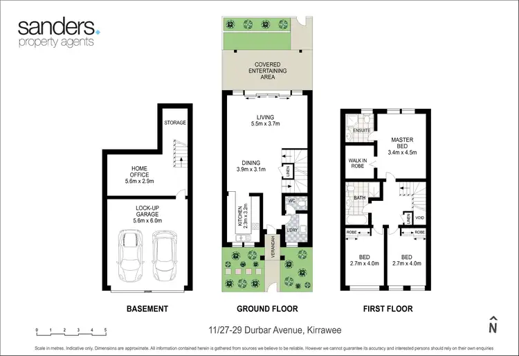 Floorplan of Homely townhouse listing, 11/27-29 Durbar Avenue, Kirrawee NSW 2232