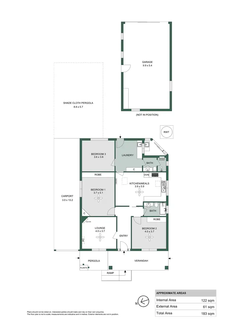 Floorplan of Homely house listing, 22 Duke Street, Beulah Park SA 5067