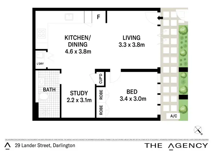 Floorplan of Homely apartment listing, 29 Lander Street, Darlington NSW 2008