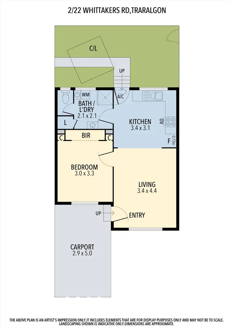 Floorplan of Homely block of units listing, 1-4/22 Whittakers Road, Traralgon VIC 3844