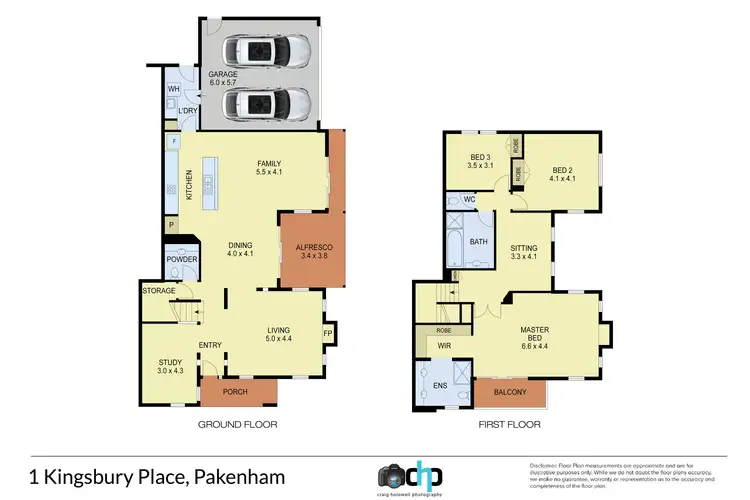 Floorplan of Homely house listing, 1 Kingsbury Place, Pakenham VIC 3810
