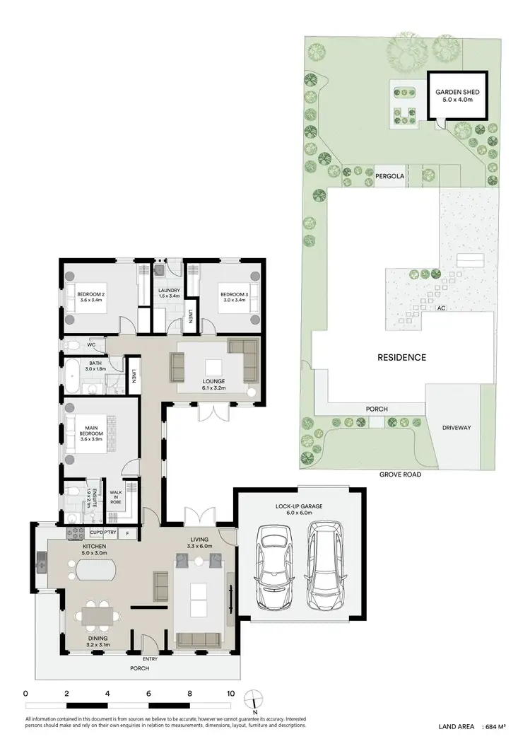 Floorplan of Homely house listing, 16 Grove Road, Marshall VIC 3216