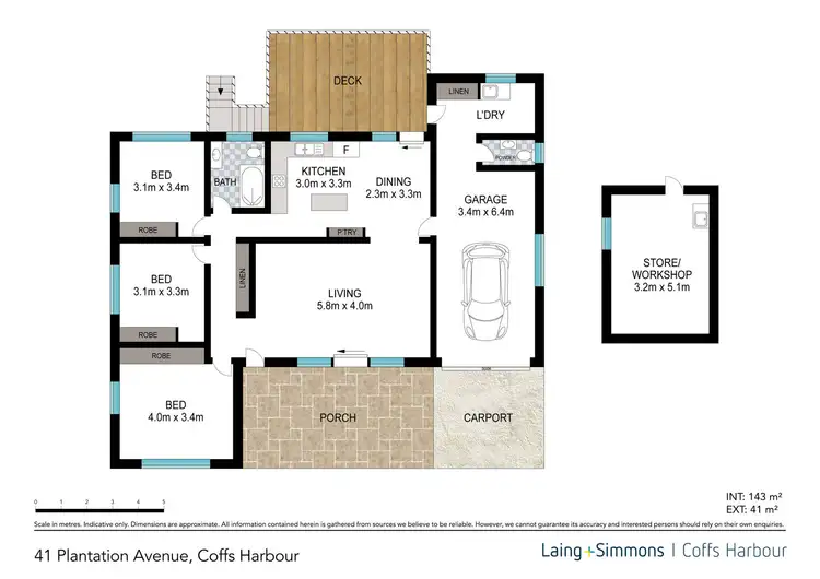 Floorplan of Homely house listing, 41 Plantation Avenue, Coffs Harbour NSW 2450