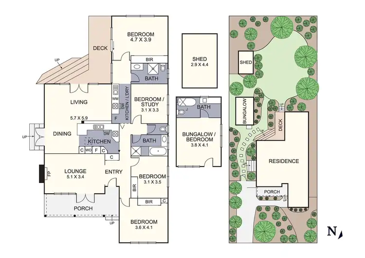 Floorplan of Homely house listing, 16 Lionel Crescent, Croydon VIC 3136