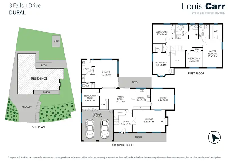 Floorplan of Homely house listing, 3 Fallon Drive, Dural NSW 2158