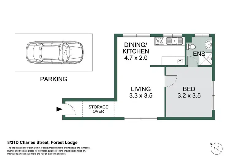 Floorplan of Homely apartment listing, 8/31D Charles Street, Forest Lodge NSW 2037
