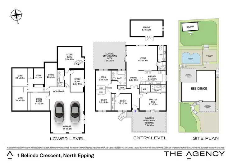Floorplan of Homely house listing, 1 Belinda Crescent, North Epping NSW 2121