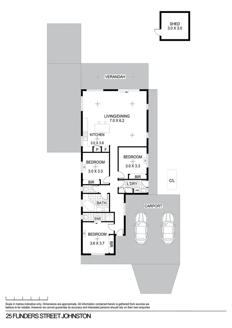Floorplan of Homely house listing, 25 Flinders Street, Johnston NT 832