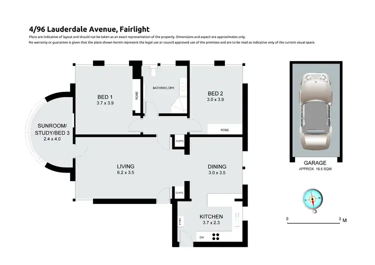 Floorplan of Homely apartment listing, 4/96 Lauderdale Avenue, Fairlight NSW 2094