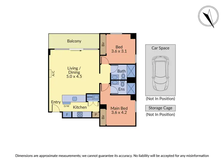 Floorplan of Homely apartment listing, 308/404 Burwood Highway, Wantirna South VIC 3152