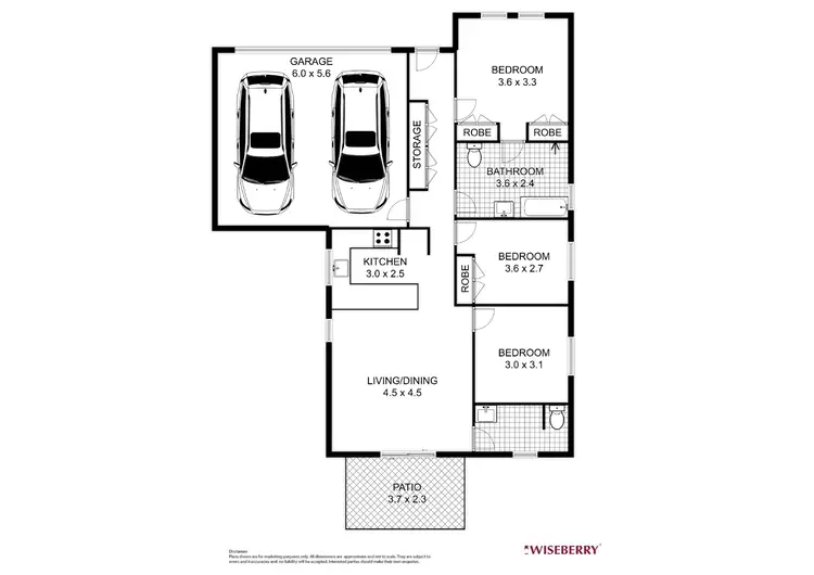 Floorplan of Homely villa listing, 6/6 Bergman Way, Rutherford NSW 2320