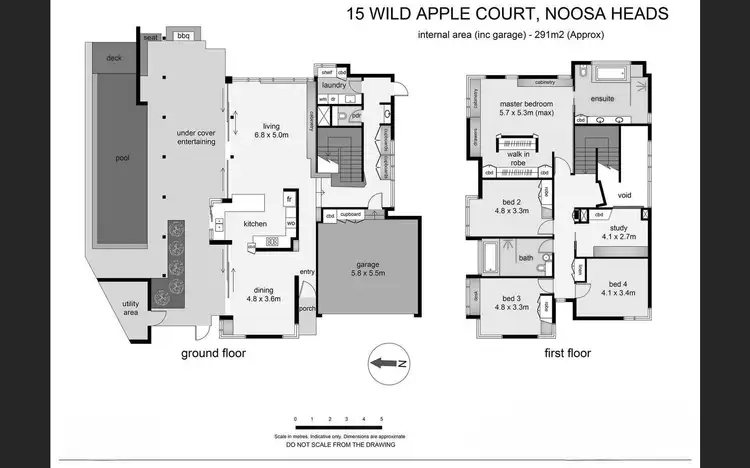 Floorplan of Homely house listing, 15 Wild Apple Court, Noosa Heads QLD 4567