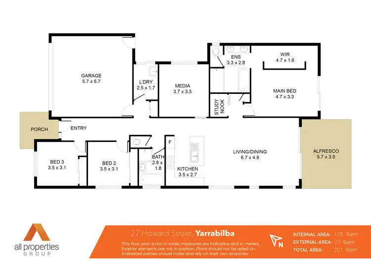Floorplan of Homely house listing, 27 Howard Street, Yarrabilba QLD 4207