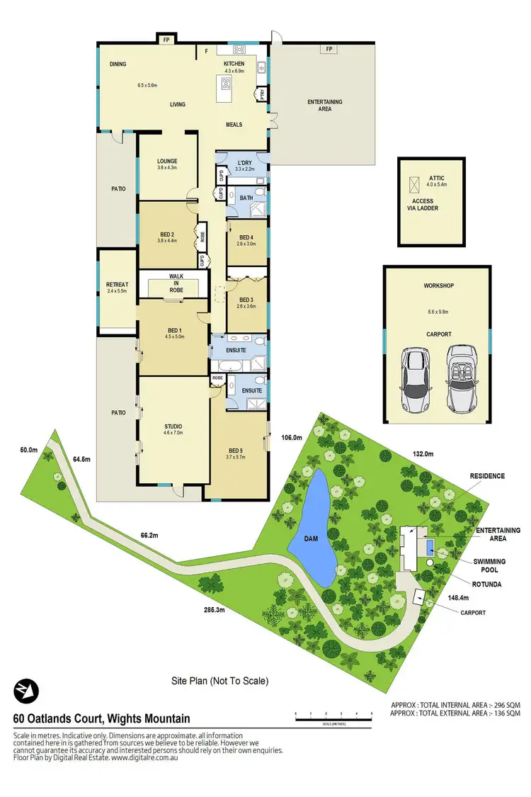Floorplan of Homely house listing, 60 Oatlands Court, Wights Mountain QLD 4520