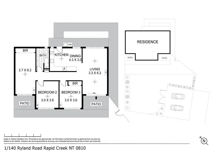 Floorplan of Homely house listing, 1/140 Ryland Road, Rapid Creek NT 810