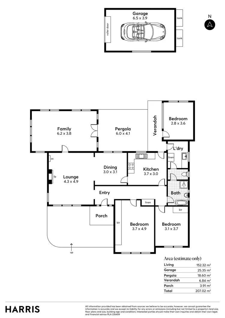 Floorplan of Homely house listing, 20 The Grove, Lower Mitcham SA 5062
