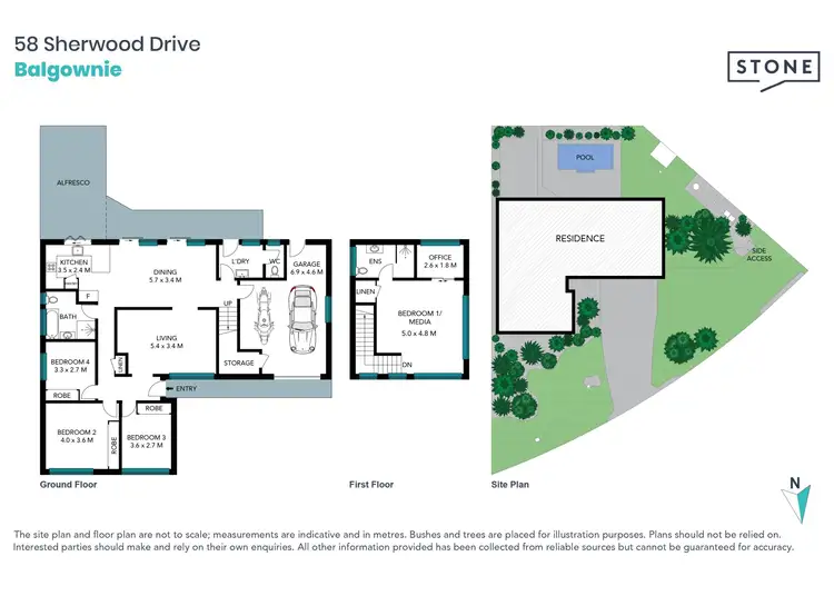 Floorplan of Homely house listing, 58 Sherwood Drive, Balgownie NSW 2519
