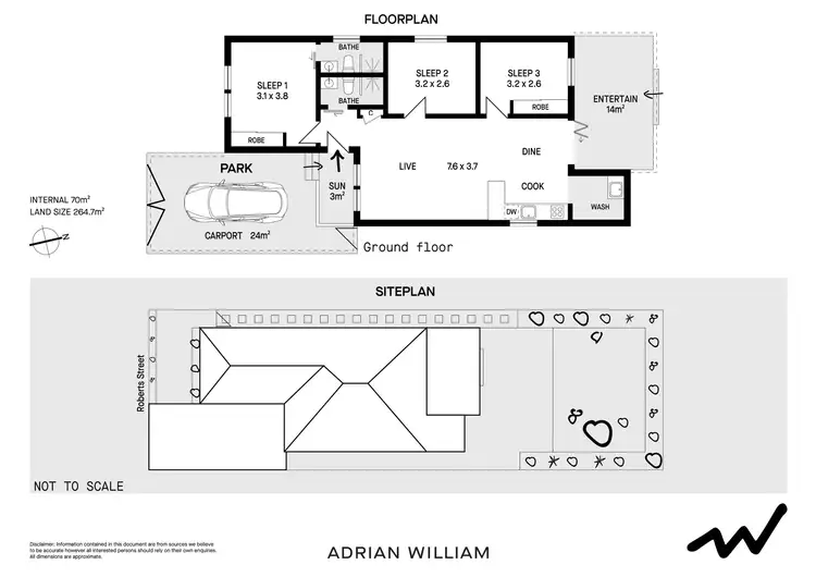 Floorplan of Homely house listing, 9 Roberts Street, St Peters NSW 2044