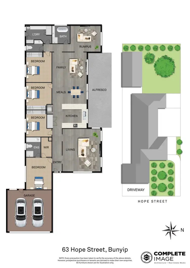 Floorplan of Homely house listing, 63 Hope Street, Bunyip VIC 3815