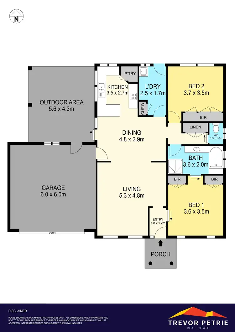 Floorplan of Homely unit listing, 7/145 Grant Street, Sebastopol VIC 3356