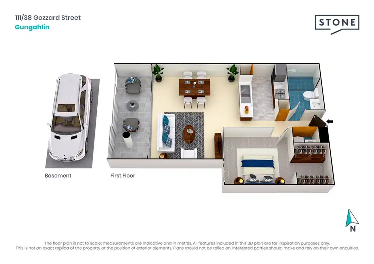 Floorplan of Homely apartment listing, 111/38 Gozzard Street, Gungahlin ACT 2912