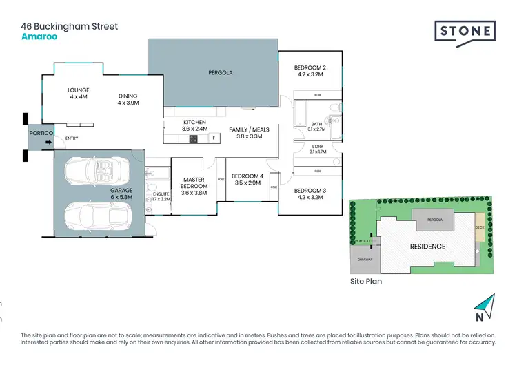 Floorplan of Homely house listing, 46 Buckingham Street, Amaroo ACT 2914