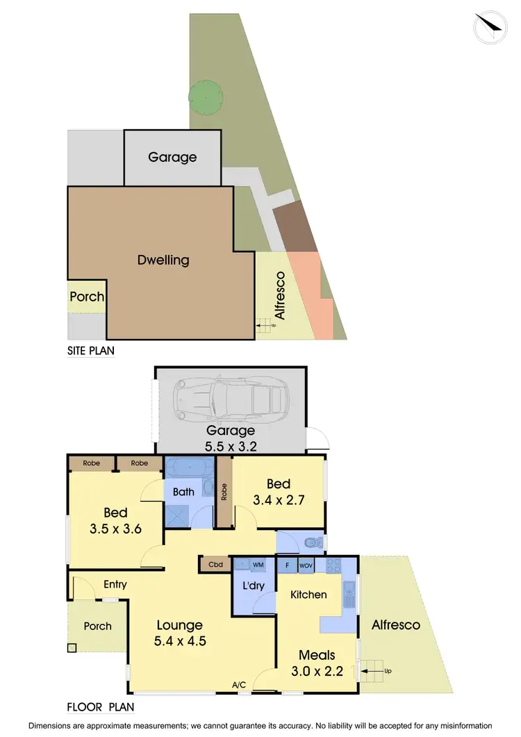 Floorplan of Homely unit listing, 3/38 Moorhead Drive, Mill Park VIC 3082