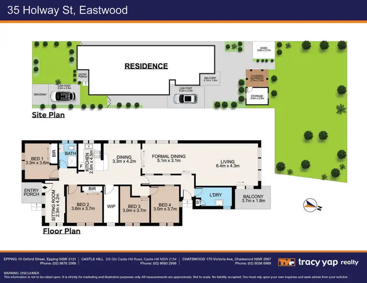 Floorplan of Homely house listing, 35 Holway Street, Eastwood NSW 2122